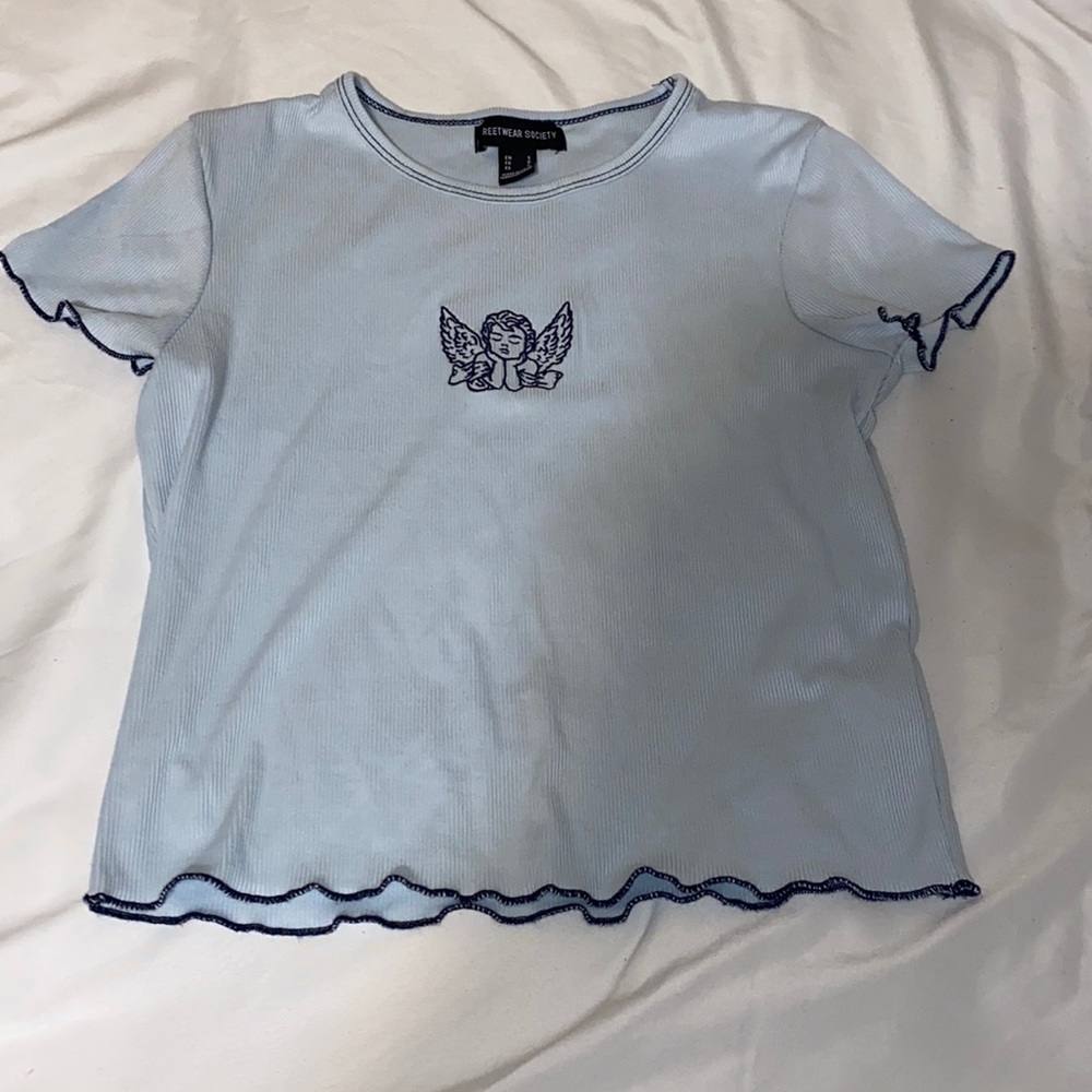Charlotte Rouse small blue angel top